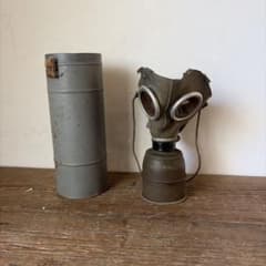 1938年　製造　ガスマスク　フランス軍　ミリタリー　第二次世界大戦 1938年 製造 ガスマスク フランス軍 ミリタリー 第二次世界大戦 - メルカリ