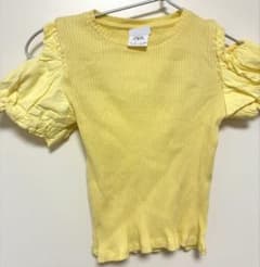 ZARA イエロー フリル袖 肩出し　サイズ9（134cm）のサムネイル