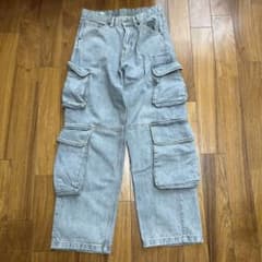 （ZARA）デニム カーゴパンツのサムネイル
