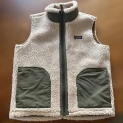 patagonia フリースベスト XL クリーム色/オリーブ patagonia フリースベスト M クリーム色/オリーブ色 - メルカリ