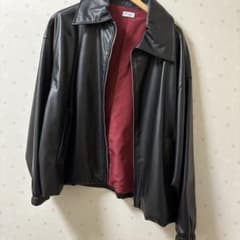 き*ん様 EDEL フェイクレザー ブルゾン ジャケット ブラックのサムネイル
