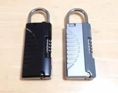 ダイヤル式キーボックス　南京錠　鍵番人　2個セットのサムネイル