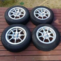 175/65R14　スタッドレスタイヤ＋アルミホイール４本セット！のサムネイル
