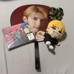 MILESixTONES ジェシー ジャンボうちわ＆手つなぎストぬい＆銀テ＆CD MILESixTONES ジェシー ジャンボうちわ＆手つなぎストぬい＆銀テ＆CD
