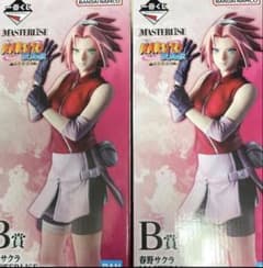 신품 미개봉 이치 반 쿠지 NARUTO 질풍전 B상 하루노 사쿠라 피규어 2개 세트