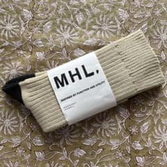MHL. 日本製リブ編みソックス