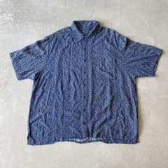puritan 半袖シャツ 総柄 ブルー系のサムネイル