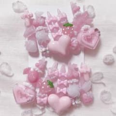 地雷系 量産型 姫系 平成女児 ゴテゴテ ネイルチップ【48】のサムネイル