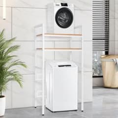 新品未使用　洗濯機　乾燥機　ランドリーラック 乾燥機ラック ランドリーラック 洗濯機 乾燥機 洗濯収納 分解型 白