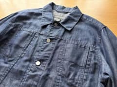 ★美品バナリパBananaRepublic'00sリネンデニムジャケットL ☆美品バナリパBananaRepublic'00sリネンデニムジャケットL - メルカリ