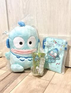 サンリオ はぴだんぶい当たりくじ ハンギョドン ぬいぐるみ セットのサムネイル