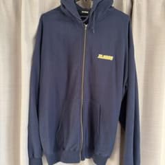 XLARGE ジップアップパーカー ネイビー Lのサムネイル