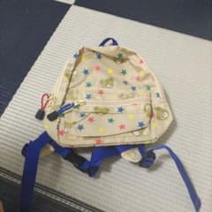 ミキハウス　子ども用星柄リュックのサムネイル