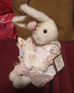 Sankyo ミュージカルドール うさぎ ぬいぐるみ オルゴール 子守唄 首