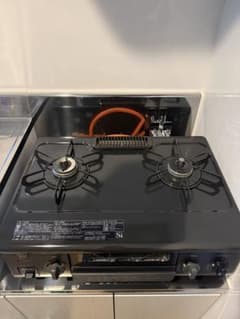 Paloma IC-S37-R ブラックガスコンロ ホース付きのサムネイル