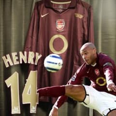 タグ付】05/06 アンリ アーセナル ユニフォーム ハイバリー ラスト