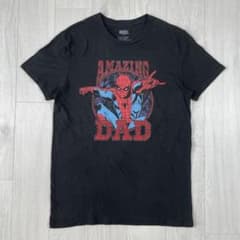 MARVEL 마블 스파이더 맨 영화 영화 T 셔츠 M 블랙
