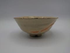 吉田明(物故)作 ／ 粉引抹茶茶碗のサムネイル