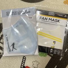 【専用出品】ソフトバンクホークス ファンマスク＆柳田選手マスクカバーセットのサムネイル
