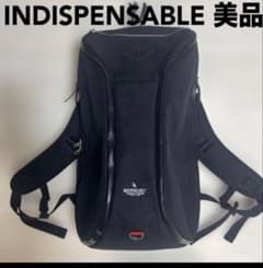 INDISPENSABLE 大容量リュック 黒 美品 縦型バックパックのサムネイル