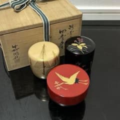 不足有 四季棗 茶道具懐石茶箱鵬雲斎坐忘斎淡々斎即中斎茶碗香合棗水指