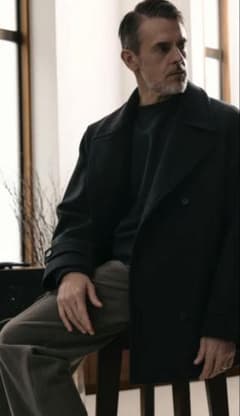 Cornier コルニエ　24aw DOUBLE CLOTH PEA COAT Cornier コルニエ 24aw DOUBLE CLOTH PEA COAT - メルカリ