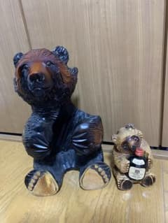 木彫り 熊 一升瓶 民芸 オブジェ セット売り - メルカリ