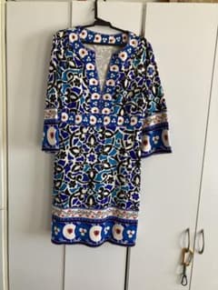 DIANE von FURSTENBERG ワンピース シルク 総柄 #2のサムネイル