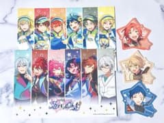 あんスタ　メガストリーム　ステッカー　特典イラストカード　レオ　藍良　弓弦