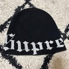 Supreme ニット帽 ビーニー ブラックのサムネイル
