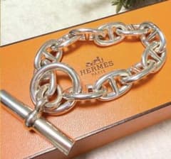 HERMES エルメス シェーヌダンクル TGM 11コマ ブレスレット 箱付き