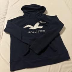 Hollister ネイビー フード付きパーカーのサムネイル