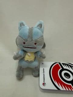 へんしん！メタモン ぬいぐるみ マスコット ルカリオ ポケモン