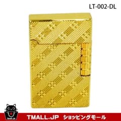 LT-002-DL 喫煙具 幾何学模様 ライター シルバー 新品 開閉音 個性的のサムネイル
