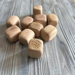 杉 10個セット 30mm 無垢 木のおもちゃ 積み木 ブロック DIY 素材のサムネイル