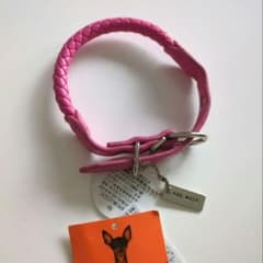 マニエラ　犬用　首輪　ピンク　新品未使用のサムネイル