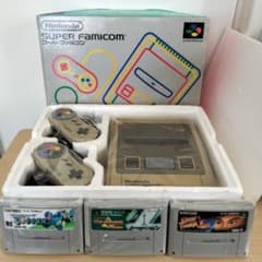 すぐ遊べる一式】スーパーファミコン本体 箱付＋名作3本 動作確認済