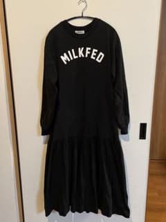 再値下げ！ミルクフェド黒ロングワンピース☆milkfedのサムネイル