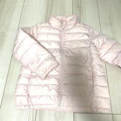 キッズ 中綿ジャケット ピンク120cmのサムネイル