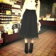 黒チュールスカートのサムネイル