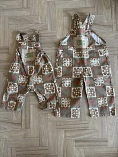 Solberry jam オーバーオール2着セット 90cm 80cmのサムネイル