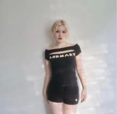 andmary Mary logo tops blackのサムネイル