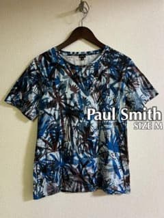 Paul Smith ポールスミス 総柄 Tシャツ コットン100% 日本製 M