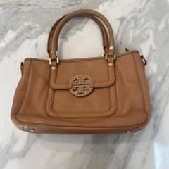 トリーバーチ　ハンドバッグ（ショルダーベルト付き）　ベージュのサムネイル