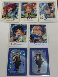 あんスタ 一番カフェ チャーム 泉 凛月 嵐 司 弓弦 零 薫 晃牙 アドニス あんスタ ぱしゃっつ Knights 10周年 コンプ 特典ギラカ 嵐 泉 凛月