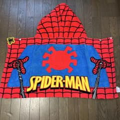 ミカフロス様専用　スパイダーマン フード付きタオルのサムネイル