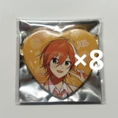 ジェルくん ハート缶バッジ×8 まとめ売り - メルカリ