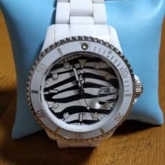 腕時計　toywatch トイウォッチ　レディース　ゼブラ　white 白のサムネイル