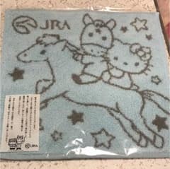 ハンドタオル タオルハンカチ JRA✖️キティーちゃんのサムネイル