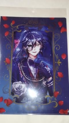 悪魔執事と黒い猫展 クリアファイル ボスキ・アリーナス　アニメイト　コレクションのサムネイル